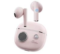 Écouteurs Bluetooth 5.3: Ecouteurs Sans Fil - HiFi Stéréo Wireless Earbud | Oreillette Bluetooth avec Réduction du Bruit D'Appel, Intra-Auriculaires Sport Chargement USB C, Rose