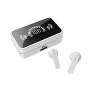 Écouteurs Bluetooth 5.3 sans fil avec contrôle tactile 1A16qS20 (blanc)