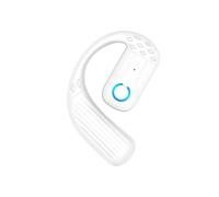 Écouteurs Bluetooth 5.4 légers avec micro - Affichage du son LED - Crochet - T6Y3 - Écouteurs HD en métal adhésif - Pour camionneur - Avec boucle de casque - Pour travail lourd - Pour entraînement