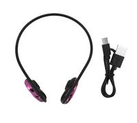 Écouteurs Bluetooth à Oreille Ouverte, écouteurs De Sport avec Bandeau, écouteurs à Conduction Osseuse, écouteurs sans Fil à Réduction De Bruit pour la Course Et Les Entraînements(Violet)