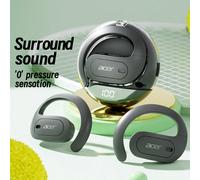 Écouteurs Bluetooth ACER OHR538, design sphérique à écouteurs ouverts, écouteurs sans fil OWS avec son stéréo grave profond, faible latence, ajustement confortable pour les études, les affaires, les s