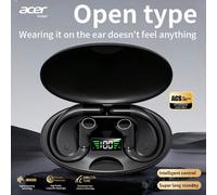 Écouteurs Bluetooth ACER OHR540, conception à écouteurs ouverts, écouteurs sans fil OWS avec boîtier de charge, basses stéréo, faible latence, ajustement confortable pour les études, les affaires, les
