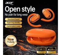 Écouteurs Bluetooth ACER OHR553, conception à écouteurs ouverts, écouteurs sans fil OWS avec boîtier de charge, basses stéréo, faible latence, ajustement confortable pour les études, les affaires, les