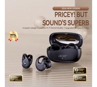 Écouteurs Bluetooth Acer OHR555, design avec crochet d'oreille et boîtier de charge, écouteurs sans fil non intrusifs OWS avec basses stéréo, annulation du bruit, faible latence, ajustement confortabl