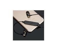 Ecouteurs bluetooth anneau pour "iphone 12 mini" sans fil telecommande son main libre intra-auriculaire universel (noir)