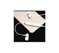 Ecouteurs bluetooth anneau pour "iphone 12" sans fil telecommande son main libre intra auriculaire universel (blanc)