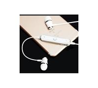 Ecouteurs Bluetooth Anneau pour SAMSUNG Galaxy A8 Smartphone Sans Fil Telecommande Son Main Libre INTRA AURICULAIRE Universel (BLANC)