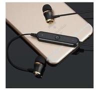 Ecouteurs bluetooth anneau pour "samsung galaxy xcover pro" smartphone sans fil telecommande son main libre intra-auriculaire un (noir)