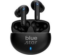 Blue Star Écouteurs TWS Bluetooth 6.0 avec Réduction de Bruit ANC et ENC Noir