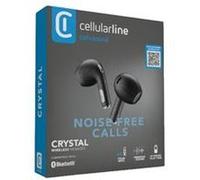 Ecouteurs Bluetooth - Cellular Line Cellularline Crystal avec reduction de bruit - Noir Noir G