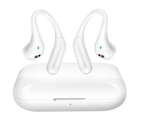 Écouteurs Bluetooth Crochet d'Oreille avec Microphone Blanc