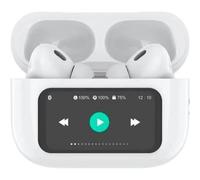Écouteurs Bluetooth - DCU TECNOLOGIC - 5.4 - Écran tactile - Autonomie 30 heures - Blanc