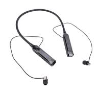 Écouteurs Bluetooth de Cou avec Réduction du Bruit, qualité Sonore Supérieure et Affichage de la Batterie en Temps Réel pour Le Sport, Prise en Charge 32G (Black)