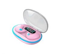 Écouteurs Bluetooth de sommeil, écouteurs sans fil, écouteurs intra-auriculaires 5.3 sans fil avec réduction du bruit, casque de fitness avec écran numérique LED et boîtier de chargement