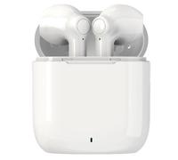 Denver Écouteurs True Wireless TWE-39W – Bluetooth 5.0, micro et boîtier, 4,5 h – Blanc