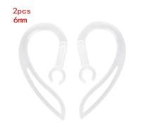 Écouteurs Bluetooth en Silicone souple Transparent, 10mm, boucle à crochet