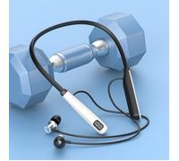 Écouteurs bluetooth - FAMICAM - intra-auriculaires blancs cou suspendu sport sans fil longue veille réduction du bruit
