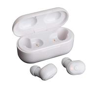 Écouteurs Bluetooth FONESTAR TWINS-2B Blancs BT 5.0 Batterie Rechargeable étui de Charge 600 mAh FUNC. Mains Libres.