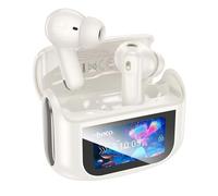 Ecouteurs Bluetooth - Hoco - EQ21 - ANC - ENC - TWS - Blanc avec écran tactile LED