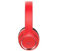 Ecouteurs bluetooth HOCO W28 monté sur la tête rouge Rouge G