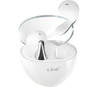 Écouteurs Bluetooth Intra-auriculaires Design Goutte D'eau et Boîtier LinQ Blanc Blanc G