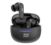 Blue Star Écouteurs Bluetooth intra-auriculaires Étanche IPX4 Autonomie 4,5 h Noir
