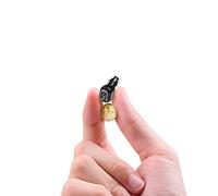 Écouteurs Bluetooth invisibles, petits écouteurs cachés pour le travail et le sommeil, mini microphone sans fil pour oreilles discrètes - Noir