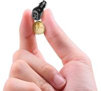 Écouteurs Bluetooth Invisibles, Petits Écouteurs Cachés Pour Le Travail, Le Sommeil, Mini Microphone Espion Sans Fil Caché Micro Sans Fil Pour Petites Oreilles Discrètes ¿ Noir