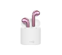 Ecouteurs bluetooth ledwood LD-I7S rose avec boitier de charge rose Rose G