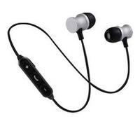 Ecouteurs bluetooth metal pour oneplus 8 smartphone sans fil telecommande son main libre intra-auriculaire universel (argent) Argent G
