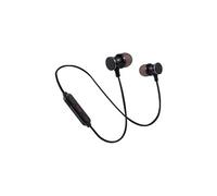 Ecouteurs Bluetooth Metal pour WIKO Highway Smartphone Sans Fil Telecommande Son Main Libre INTRA-AURICULAIRE Universel (NOIR)