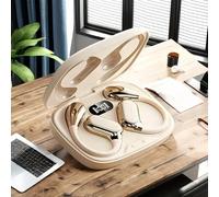 Écouteurs Bluetooth Q11 d'origine, pas des écoutés intra-auriculaires, casque sans fil avec affichage de la puissance, microphone, audio haute fidélité, pour le sport et les jeux Blanc,noir,rose,coule