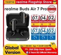 Écouteurs Bluetooth realme Buds Air 7 Pro Ai 53Db 48 heures d'autonomie de la batterie Hi-Res Lhdc 5.0 pour realme 16 Pro Plus realme Gt 8 Pro Glory Beige