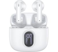 Ecouteurs Bluetooth Sans Fil,2023 Écouteurs Bluetooth 5.3 Avec Hifi Son Stéréo Basses 4 Enc Réduction De Bruit Mic,40H Durée De Lecture Avec Écran Led Oreillette Bluetooth ,Ipx7 Contrôle Tac[X723]