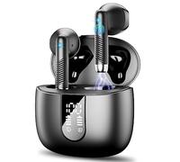 Ecouteurs Bluetooth sans Fil, 2023 Ecouteurs Bluetooth 5.3 HiFi Stéréo Mic, 40H Oreillette Bluetooth avec Écran LED, IP7 Etanche Contrôle Tactile Casque Bluetooth intra Réduction de Bruit iOS Android