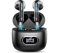 Ecouteurs Bluetooth Sans Fil, 2024 É Couteur Bluetooth 5.3 Avec 4 Enc Antibruit Mic, Ecouteurs Sans Fil 42H Oreillette Blue Tooth, Casque San Fil Sport Ip7 Étanche, Écran Led