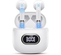 Ecouteurs Bluetooth Sans Fil, 2024 Écouteur Bluetooth 5.3 Avec 4 Enc Antibruit Mic, Ecouteurs Sans Fil 42H Oreillette Bluetooth, Casque Bluetooth Sans Fil Sport Ip7 Étanche, Écran Led/Contrôle Tactil