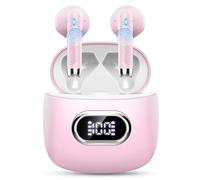 Ecouteurs Bluetooth sans Fil, 2024 Écouteurs Bluetooth 5.3 avec 4 ENC Réduction de Bruit Mic 42H Écouteurs sans Fil HiFi Stéréo Basses Oreillette Écran LED Casque Sport IP7 Etanche
