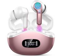 Ecouteurs Bluetooth Sans Fil 2025, Oreillette Bluetooth 5.3 Avec Son Hi-Fi Stéréo, 4 Micro Enc Anti Bruit, 40H D'Autonomie, Écran Led, Confort Optimal, Ipx7 Étanche Ecouteurs Sans Fil Pour Ios/Androi