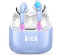 Ecouteurs Bluetooth sans Fil, 2025 Oreillette Bluetooth 5.4 HiFi St¿¿r¿¿o 3D, 48Hrs Ecouteurs sans Fil avec CVC8.0 Antibruit Mic, IP7 ¿¿tanche Casque san Fil Sport ¿¿cran LED, USB-C pour Android/iOS