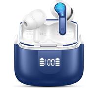 Ecouteurs Bluetooth sans Fil, 2025 Oreillette Bluetooth 5.4 HiFi Stéréo 3D, 48Hrs Ecouteurs sans Fil avec CVC8.0 Antibruit Mic, IP7 Étanche Casque san Fil Sport Écran LED, USB-C pour Android/iOS