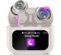 Ecouteurs Bluetooth Sans Fil, 48H Mini Ecouteur Sommeil Avec Écran Tactile Multifonction, Casque Bluetooth 5.4 Avec Appels Clairs, Hifi Stéréo/Mode 5 Eq/Ipx7 Étanche Oreillette, Bl[J233]