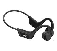 Écouteurs Bluetooth sans fil à conduction osseuse, oreillettes ouvertes, anti-transpiration, pour la course à pied, le cyclisme
