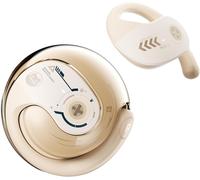 Écouteurs Bluetooth sans fil Bluetooth 5.3 avec microphone pour des appels clairs, cordon de cou spécial, IPX5, écouteurs étanches pour l'entraînement sportif, B7, blanc