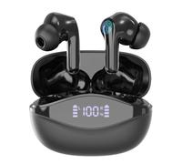 Ecouteurs Bluetooth sans Fil, Bluetooth 5.3 Ecouteurs sans Fil,Ecouteurs Hi-FI Son Stéréo,Écouteurs 35H Durée de Lecture CVC Réduction de Bruit USB C Casque for iOS Android