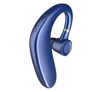Écouteurs Bluetooth sans fil, double microphone avec réduction de bruit, 35 heures d'autonomie en conversation, contour d'oreille ajustable pour un