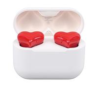 Écouteurs Bluetooth sans Fil élégants et Légers, Multifonctions, Antibruit, qualité Sonore Supérieure, pour Les Amateurs de Musique, Design en Forme de Cœur pour Femmes