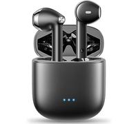Ecouteurs Bluetooth sans Fil, Godyse Oreillette Bluetooth 5.3 avec 4 Micros, 32H Autonomie Réduction de Bruit ENC, Sans Fil Sport Compatible Stéréo Hi-Fi IP6 Imperméables pour iPhone/Android/iOS, Noir