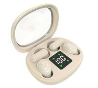 Écouteurs Bluetooth sans fil - Petits écouteurs invisibles pour le sommeil et le sport, mini poignée courte, 2 paires d'écouteurs de sommeil et de sport avec étui de charge, annulation du bruit ANC