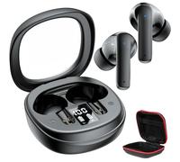 Ecouteurs Bluetooth sans Fil pour Samsung A16 A17 A35 A55 A54 Pixel 8a 9a,Casque Bluetooth 5.3 avec ENC Réduction Bruit Mic LED HiFI Son Stéréo 50H Durée Lecture USB-C Charge Rapide pour iPhone 16e 17